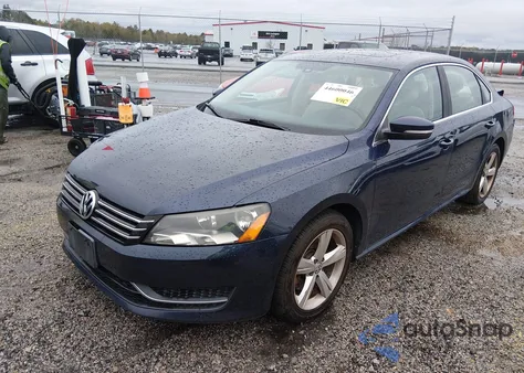 2013 Volkswagen Passat 2.5L Se from USA, damaged, VIN 1VWBP7A35DC118701